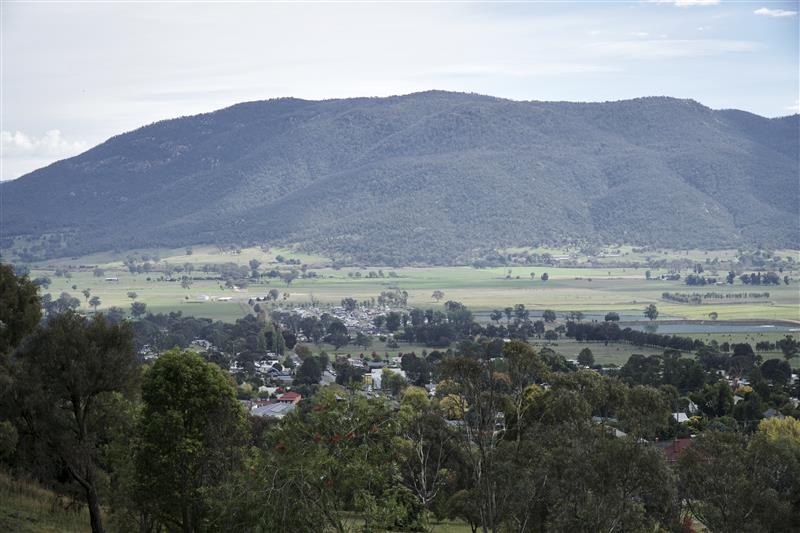 The town of Corryong
