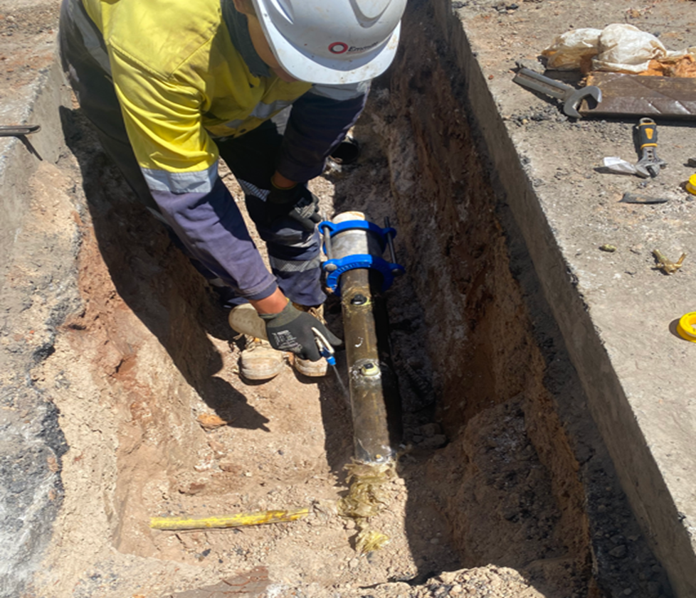 gas mains works in Horsham