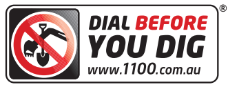 A 'Dial before you dig' logo