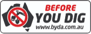 Before You Dig Australia logo www.byda.com.au