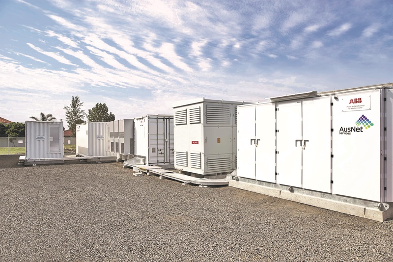 battery storage units for a large scale distribution network